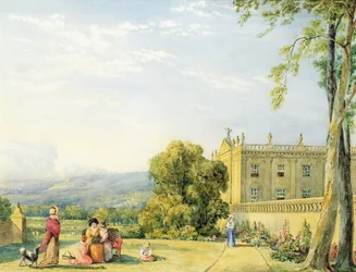 View of Chatsworth, Derbyshire